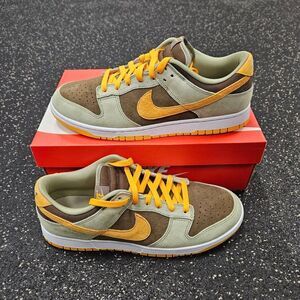 Nike Air Dunk Low Dusty Olive Green Pro Gold DH5360-300 Men Size 12